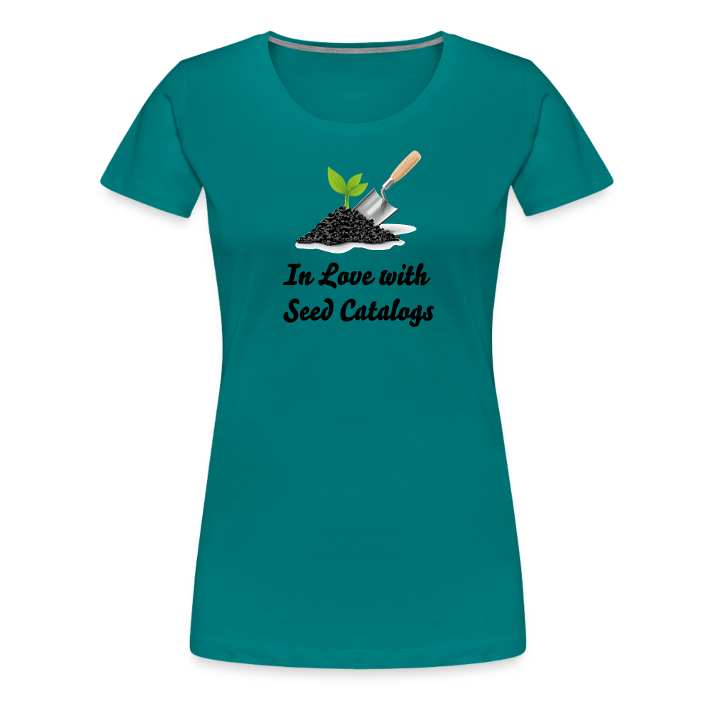 Women’s Seed Catalog Premium T-Shirt - teal