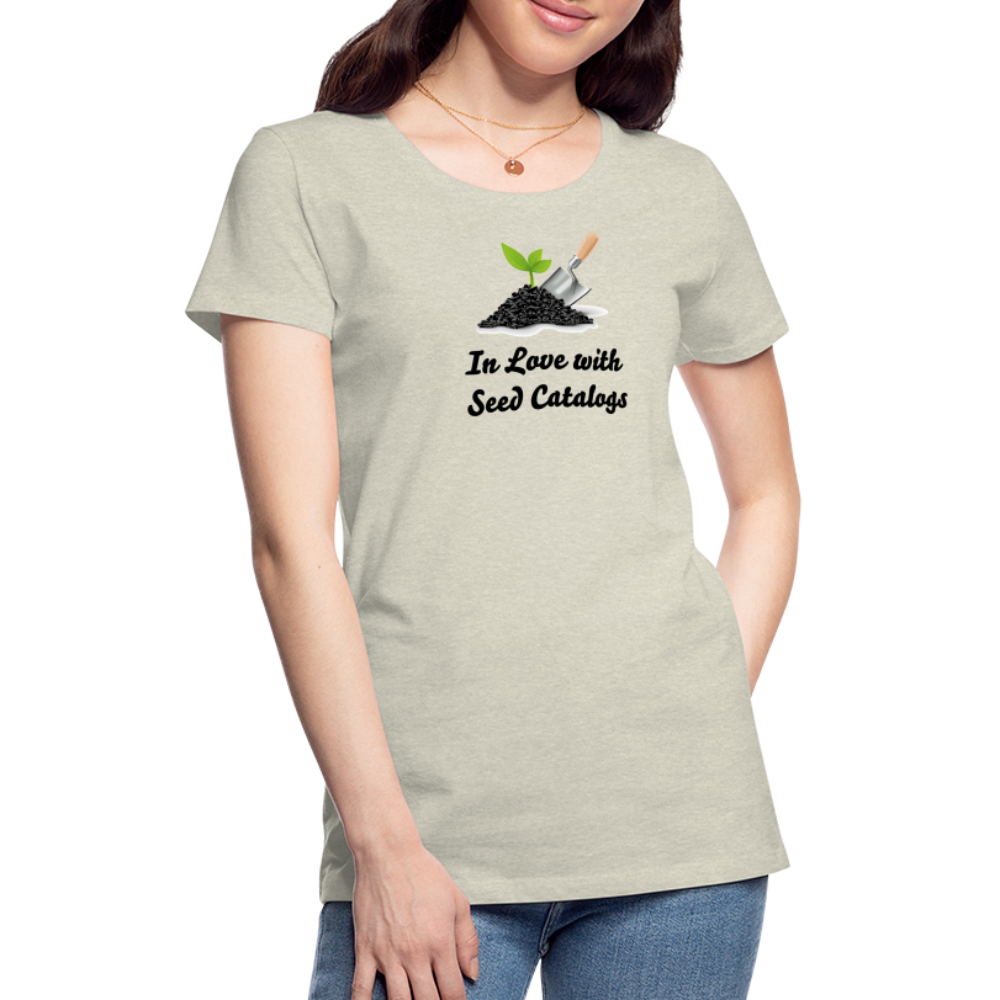 Women’s Seed Catalog Premium T-Shirt - heather oatmeal