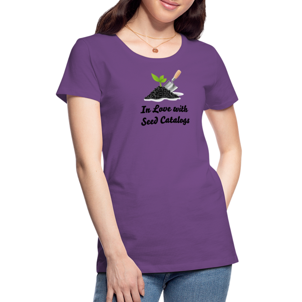 Women’s Seed Catalog Premium T-Shirt - purple