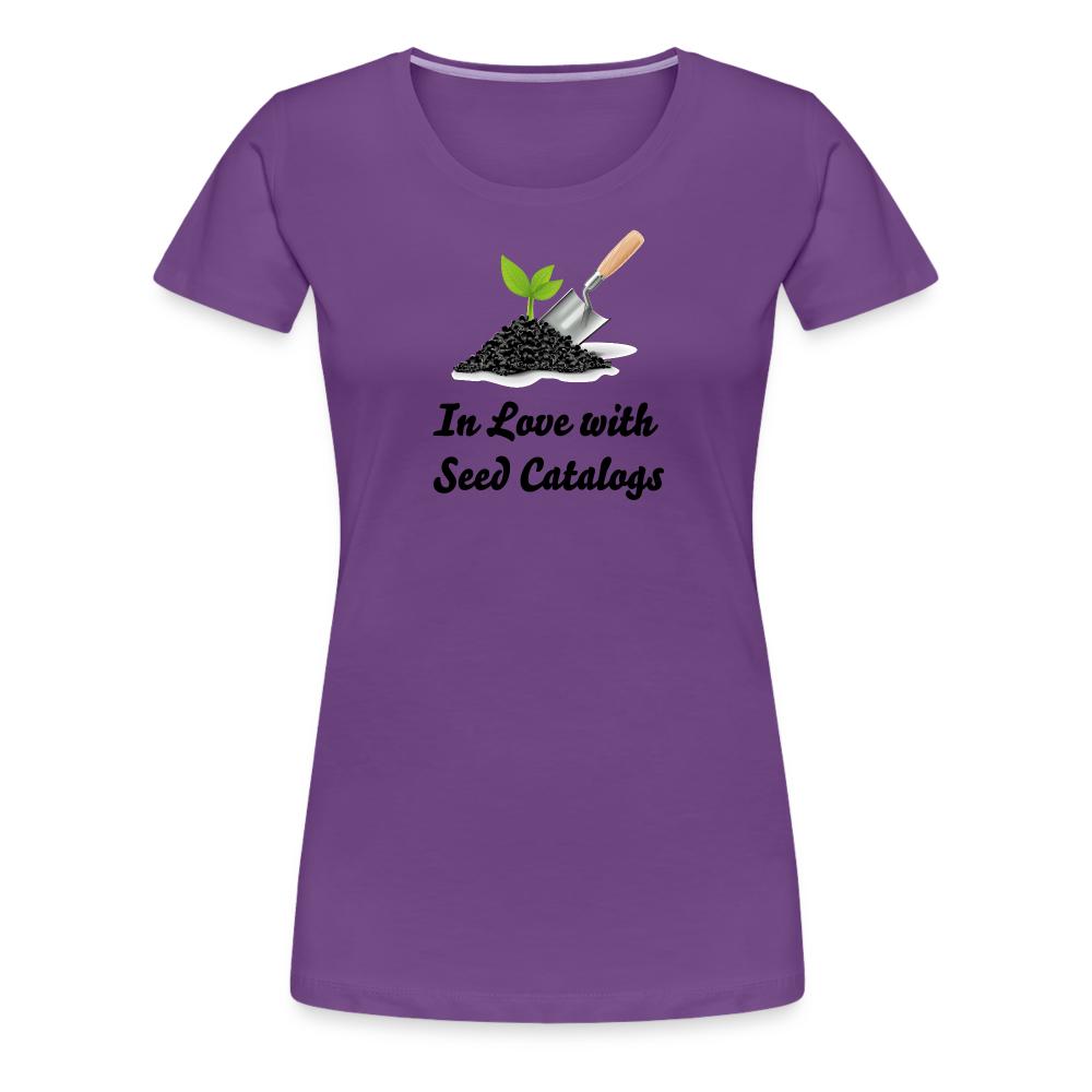 Women’s Seed Catalog Premium T-Shirt - purple