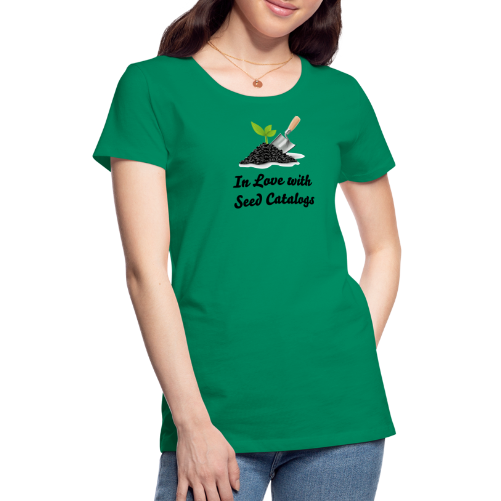 Women’s Seed Catalog Premium T-Shirt - kelly green