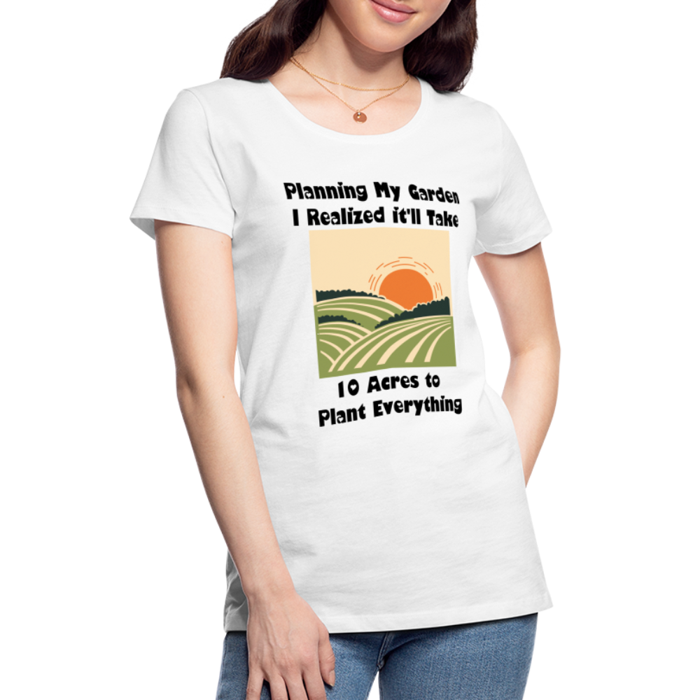 Women’s Planning My Garden - white