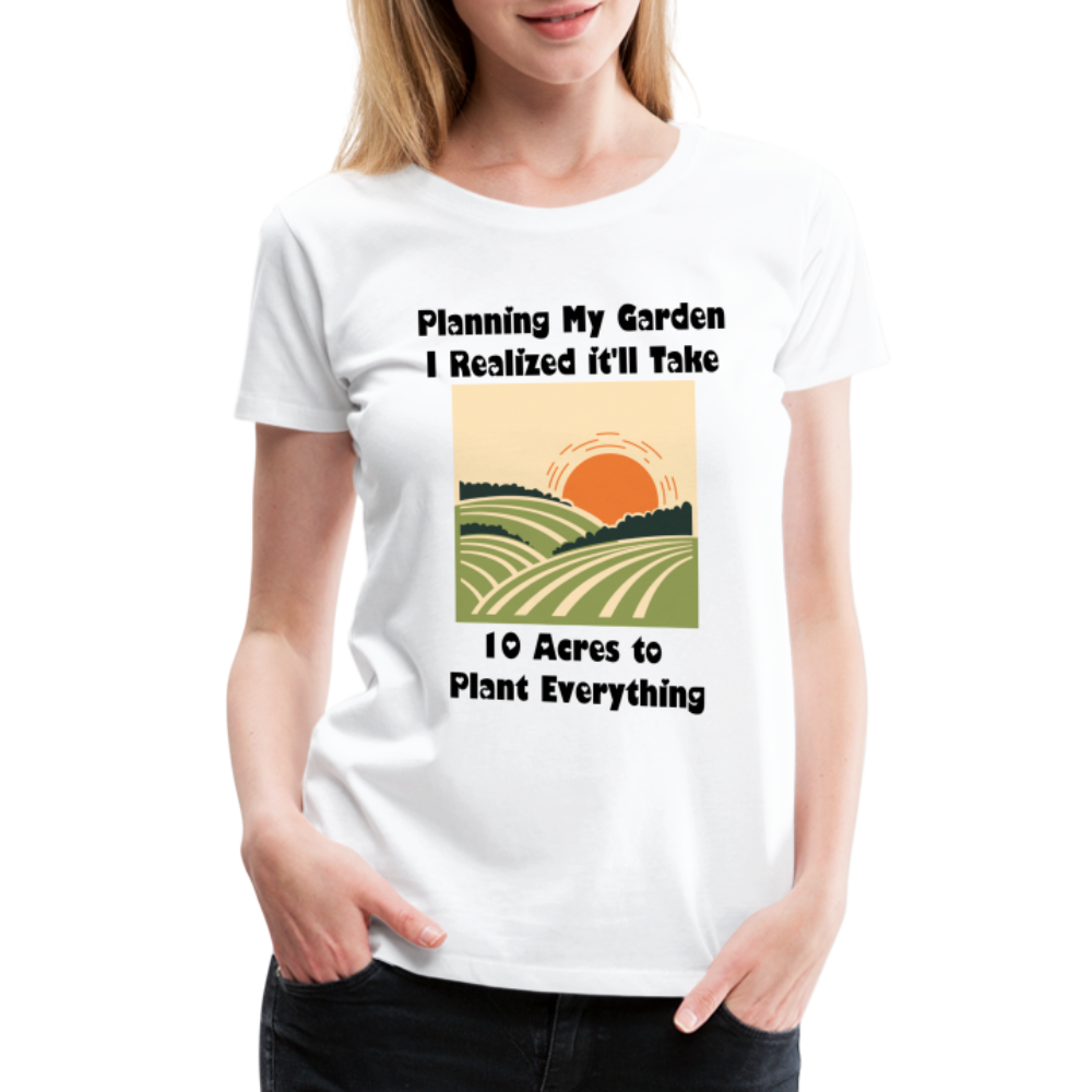 Women’s Planning My Garden - white