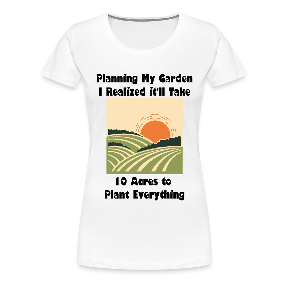 Women’s Planning My Garden - white
