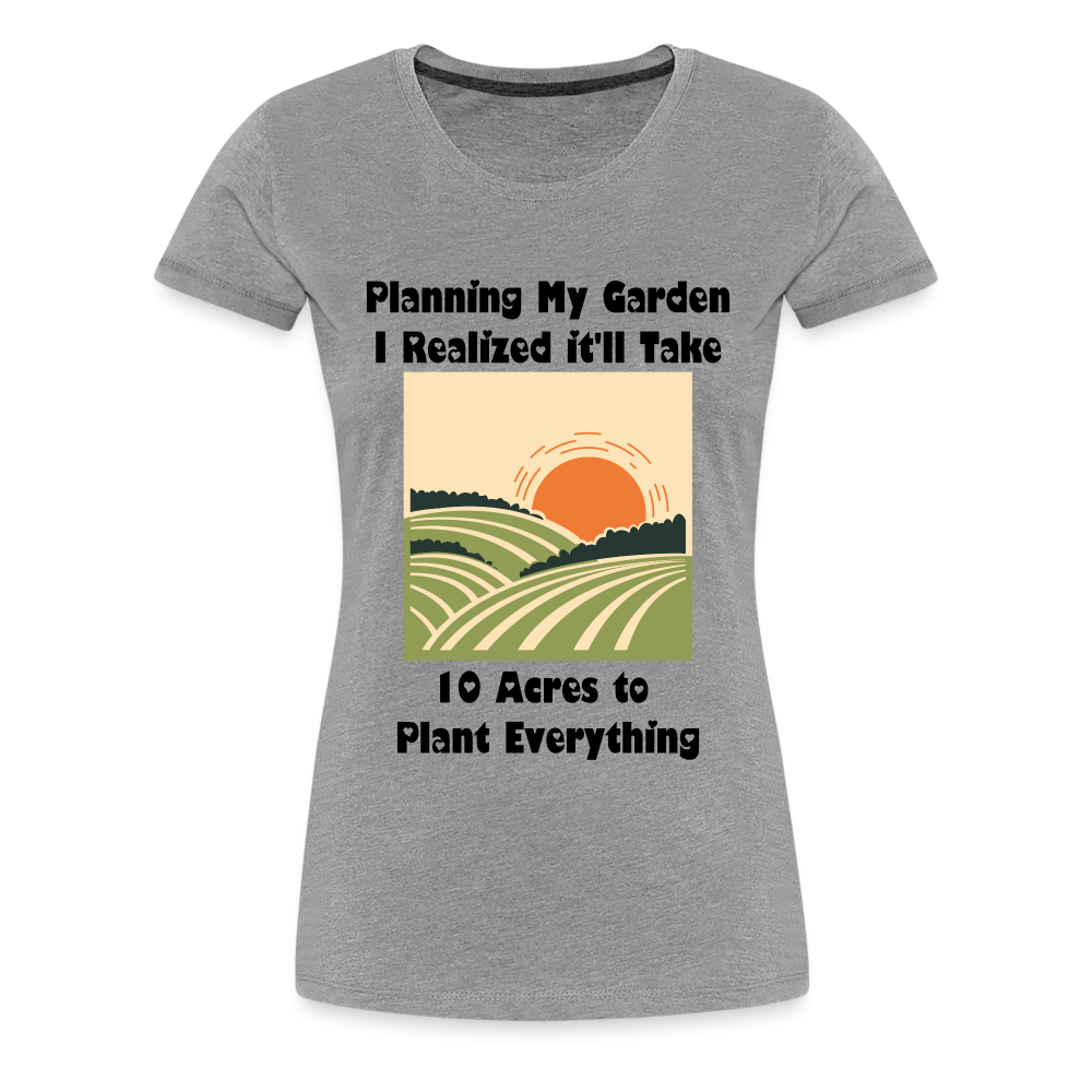 Women’s Planning My Garden - heather gray