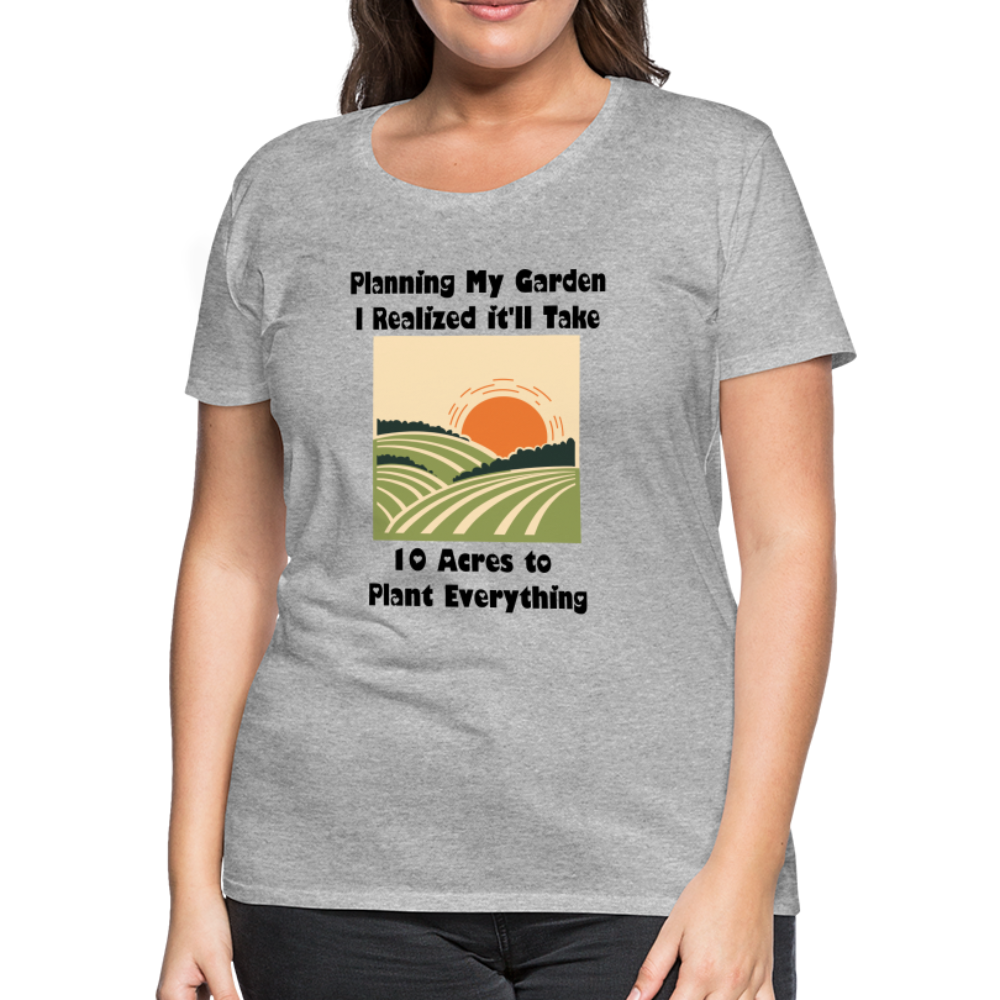 Women’s Planning My Garden - heather gray