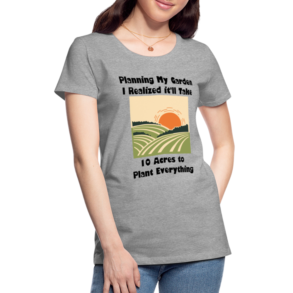 Women’s Planning My Garden - heather gray