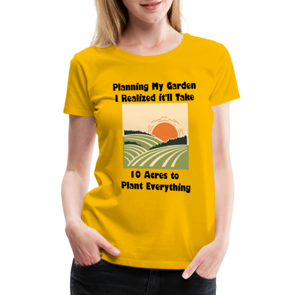 Women’s Planning My Garden - sun yellow