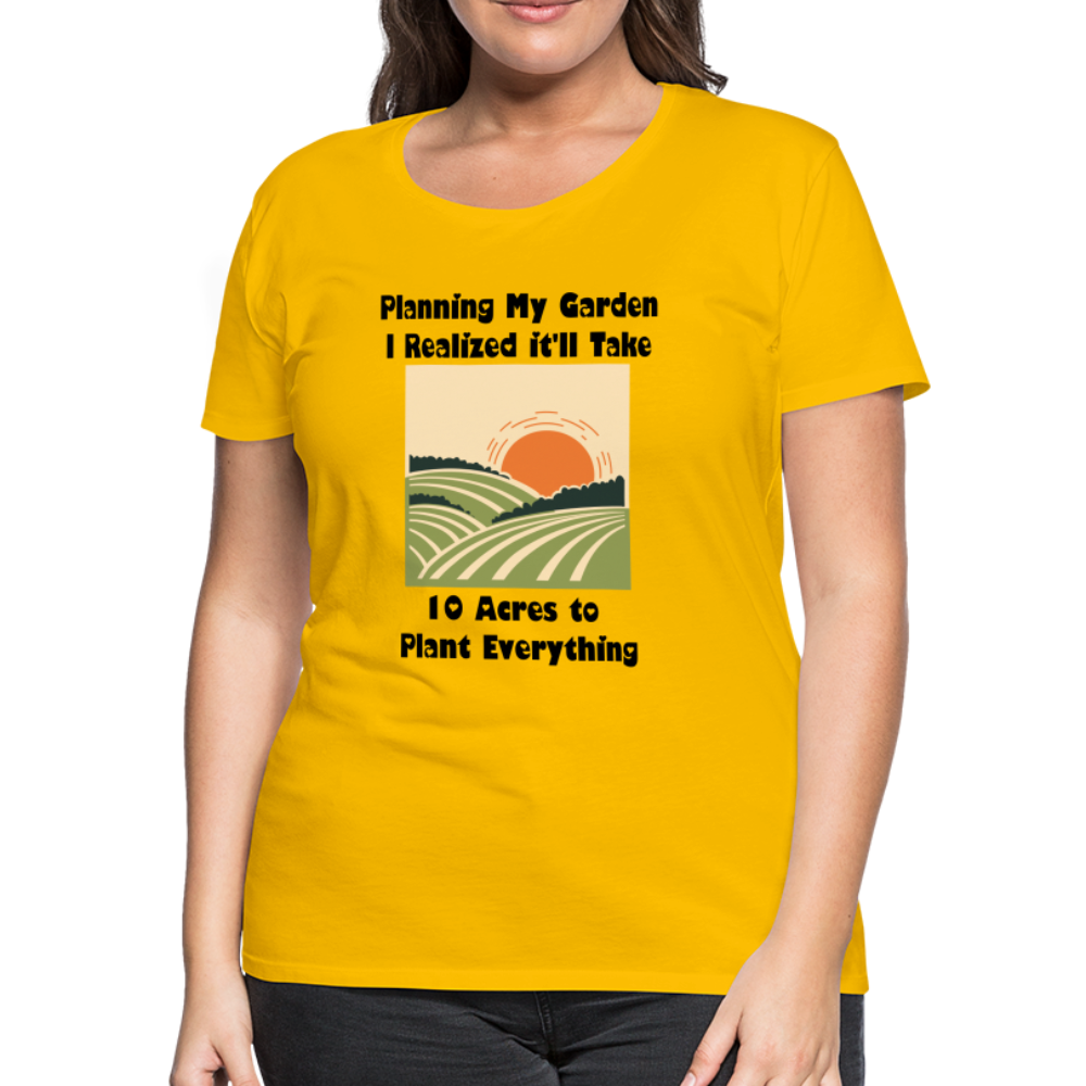 Women’s Planning My Garden - sun yellow