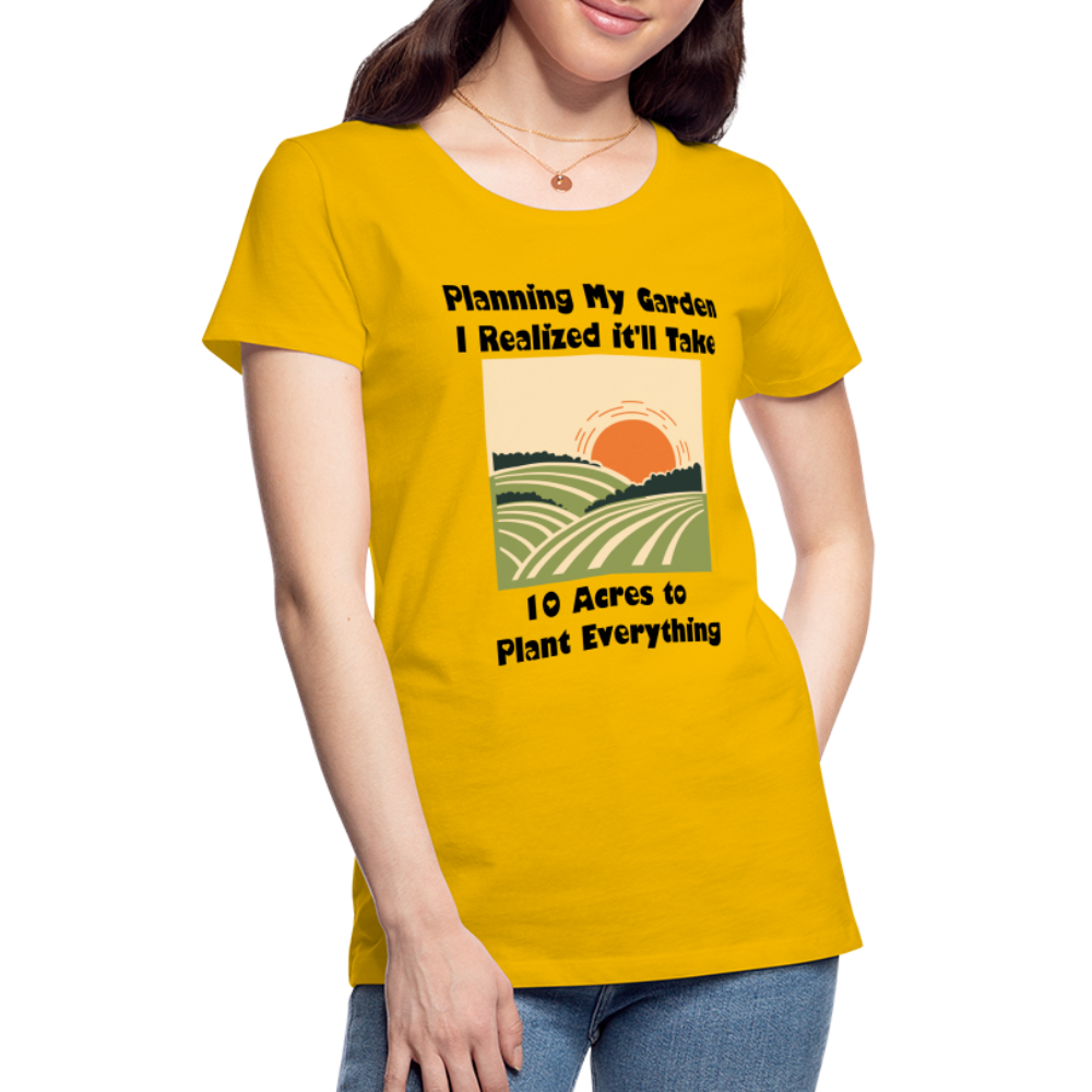 Women’s Planning My Garden - sun yellow
