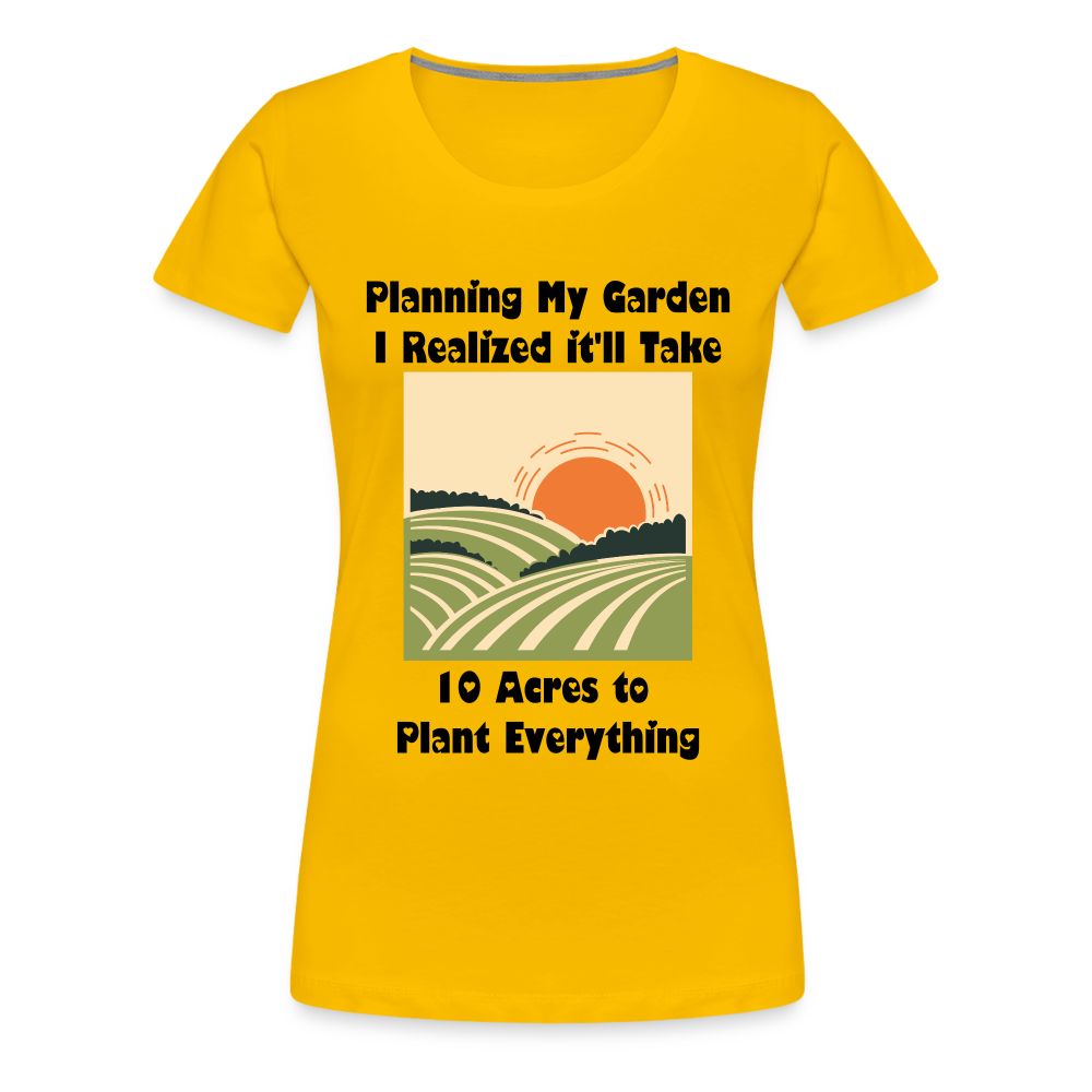 Women’s Planning My Garden - sun yellow