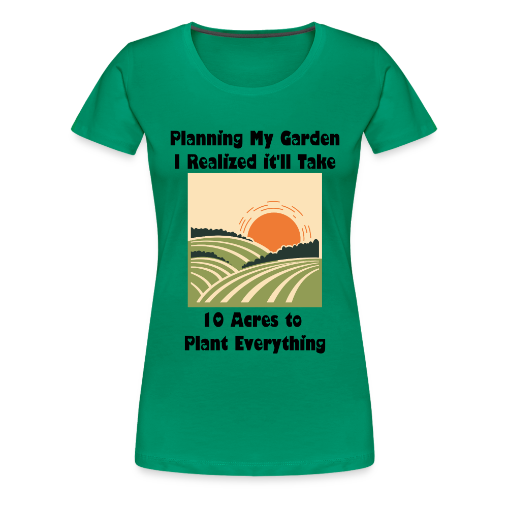 Women’s Planning My Garden - kelly green