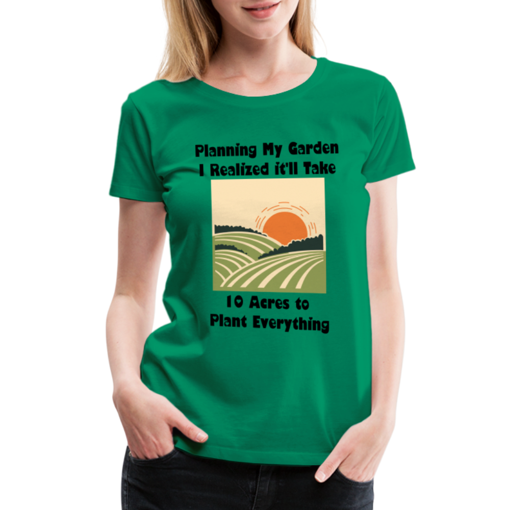Women’s Planning My Garden - kelly green