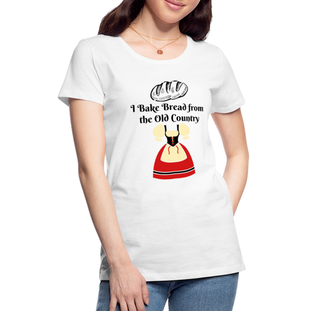 Women’s Bake Bread Old Country - white