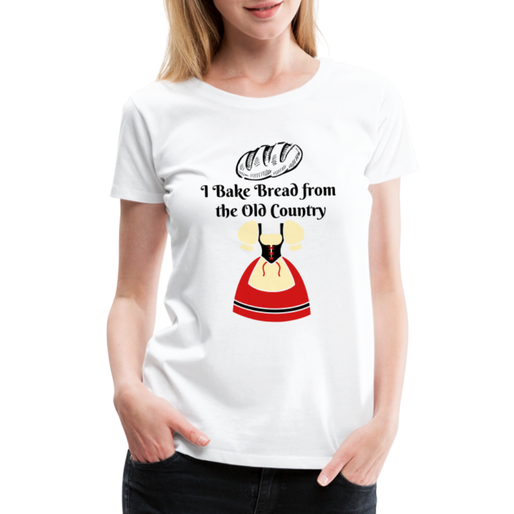 Women’s Bake Bread Old Country - white