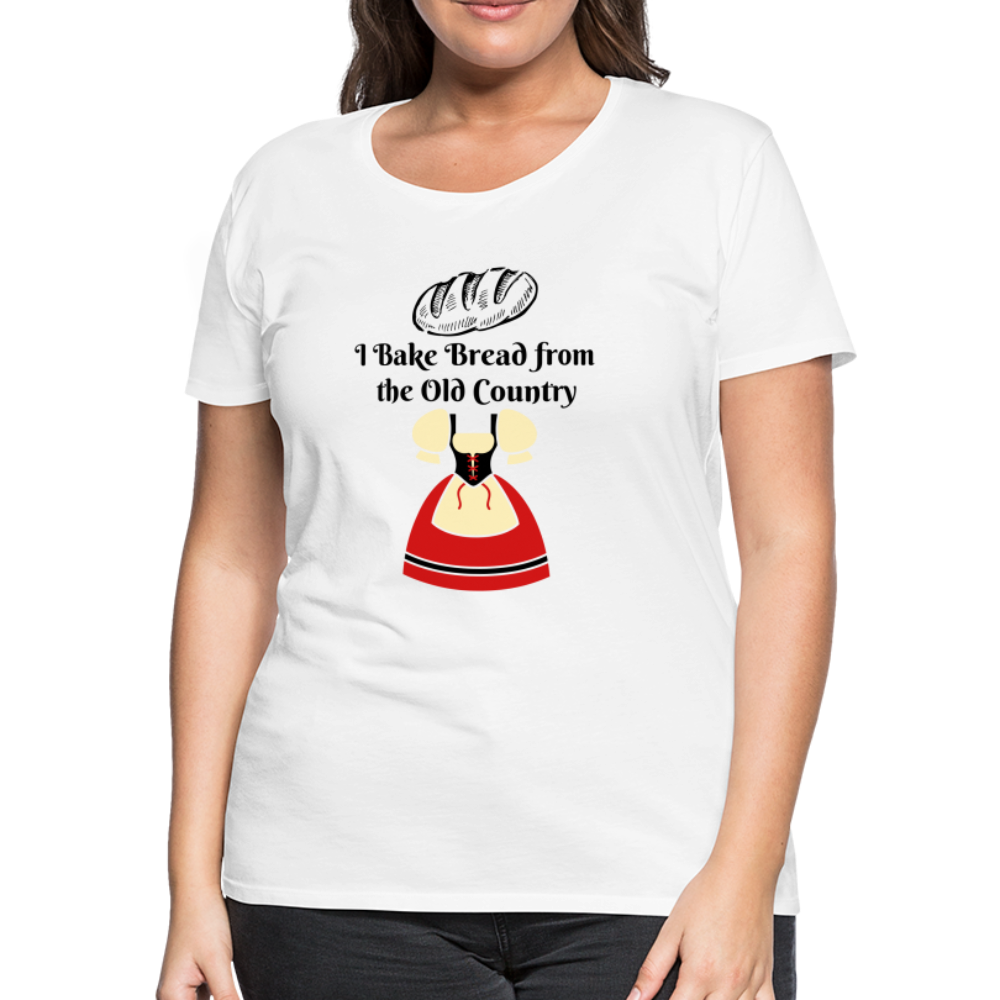 Women’s Bake Bread Old Country - white