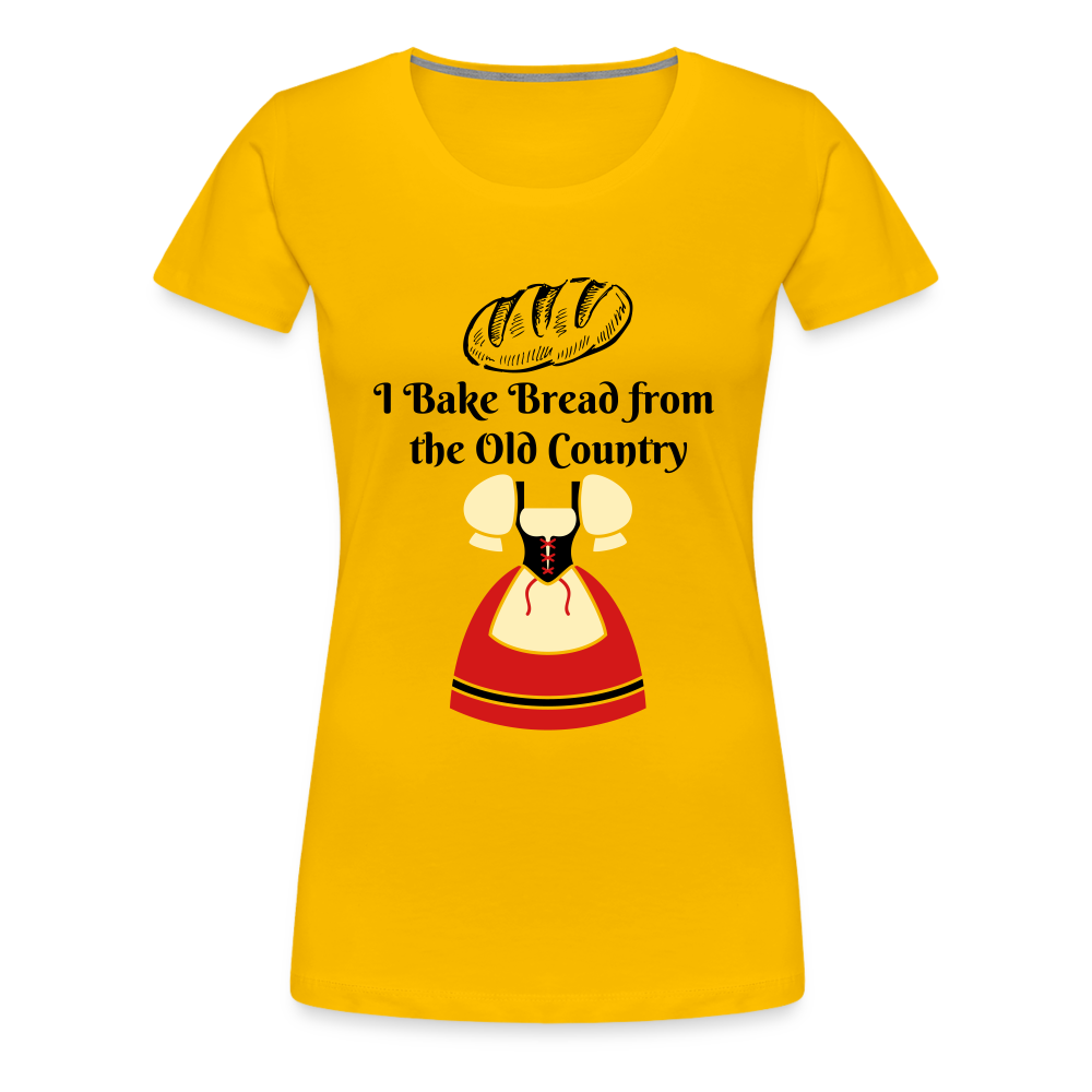 Women’s Bake Bread Old Country - sun yellow