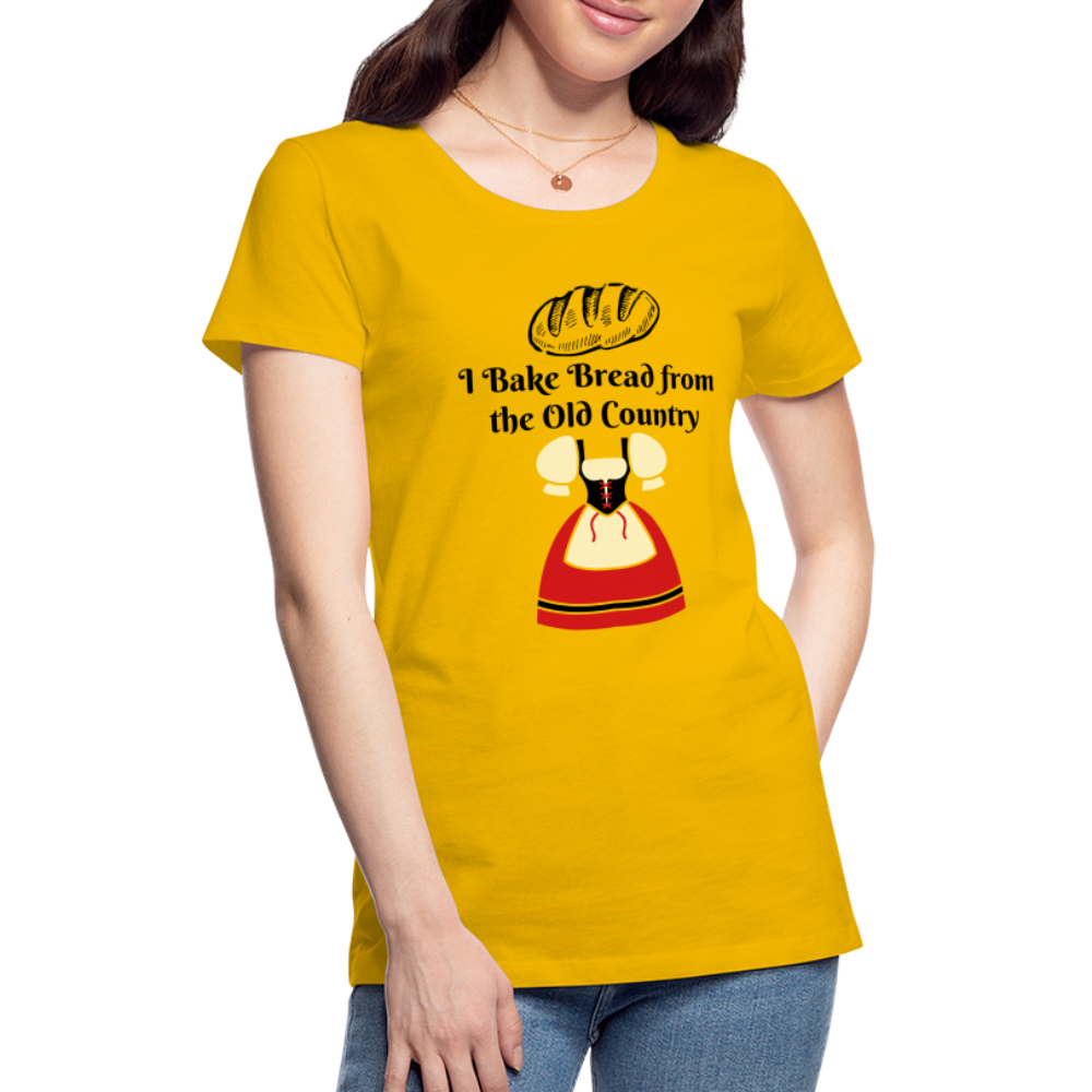 Women’s Bake Bread Old Country - sun yellow