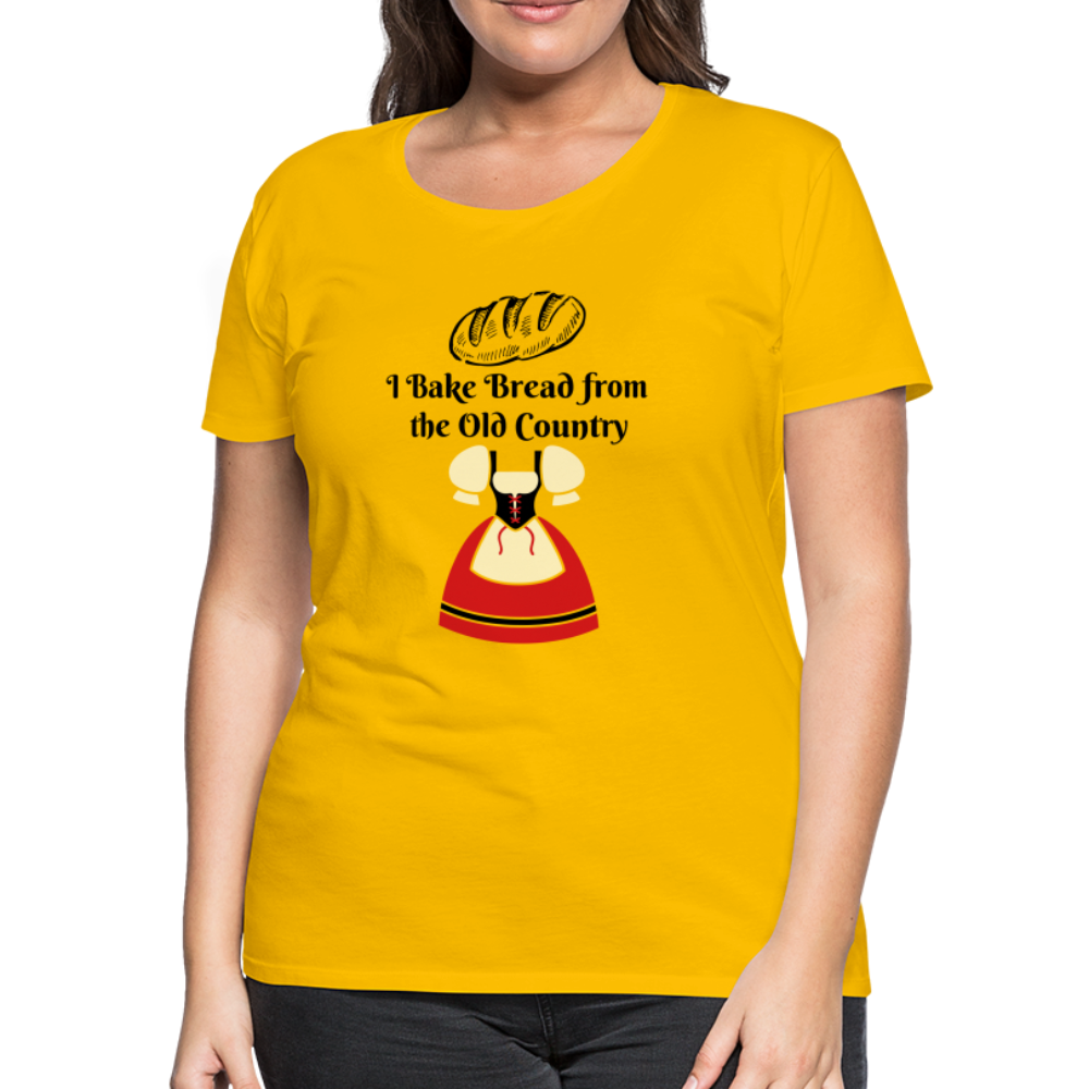 Women’s Bake Bread Old Country - sun yellow