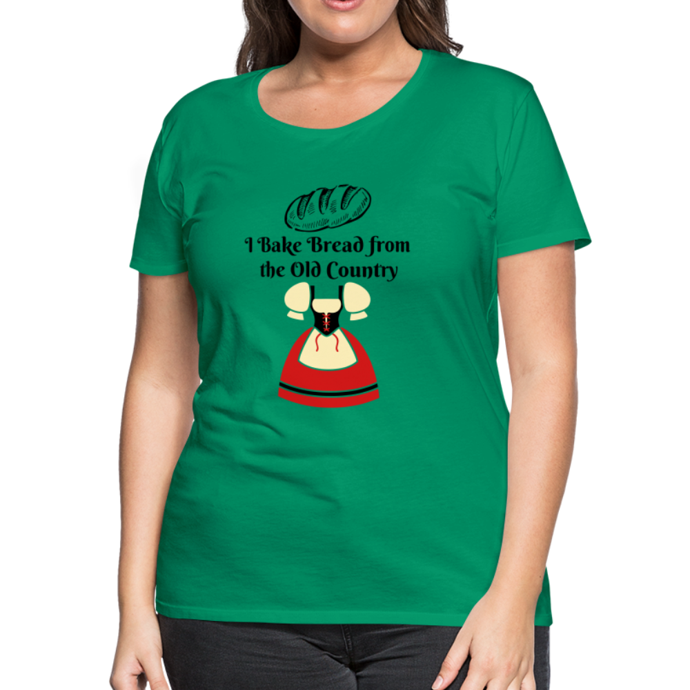Women’s Bake Bread Old Country - kelly green