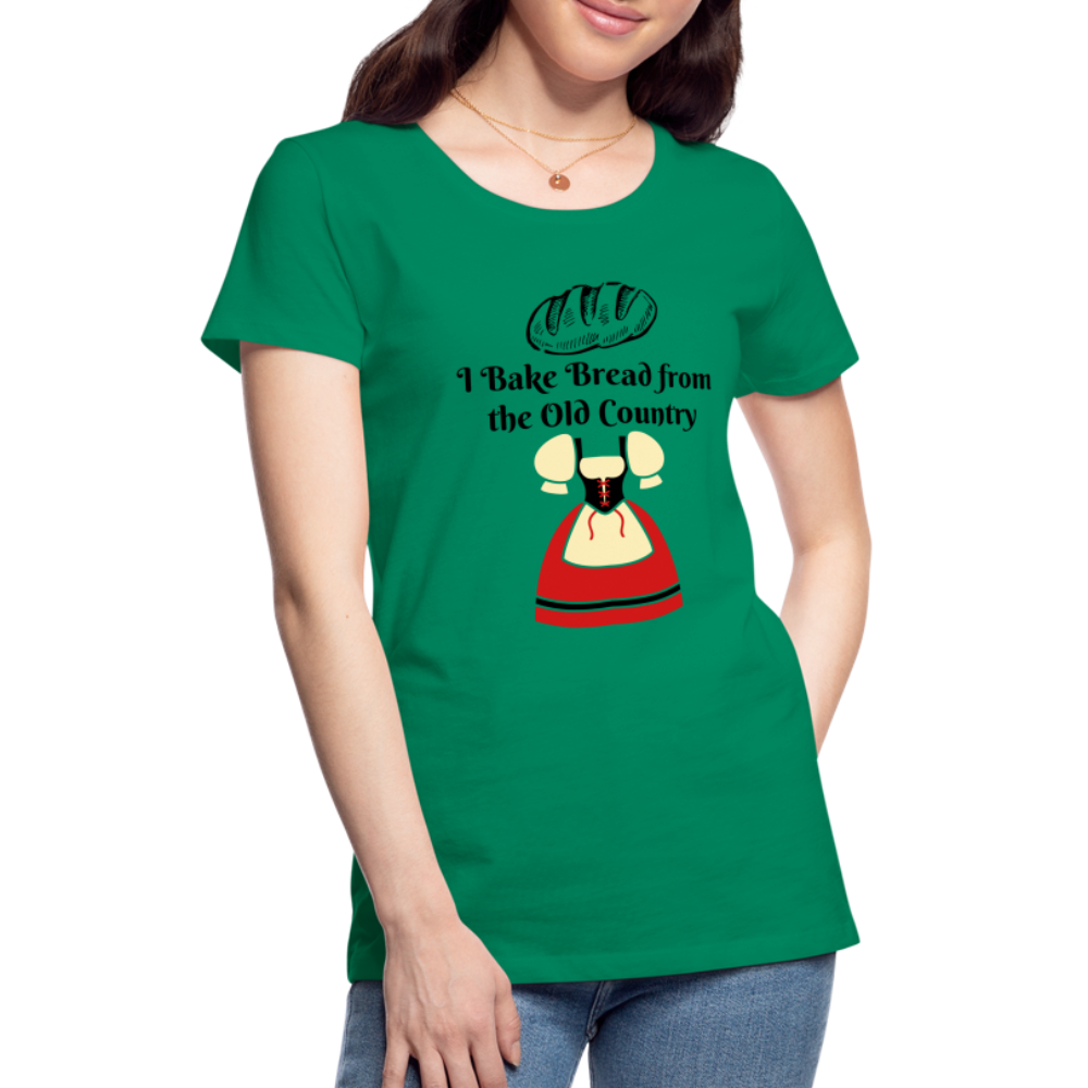 Women’s Bake Bread Old Country - kelly green