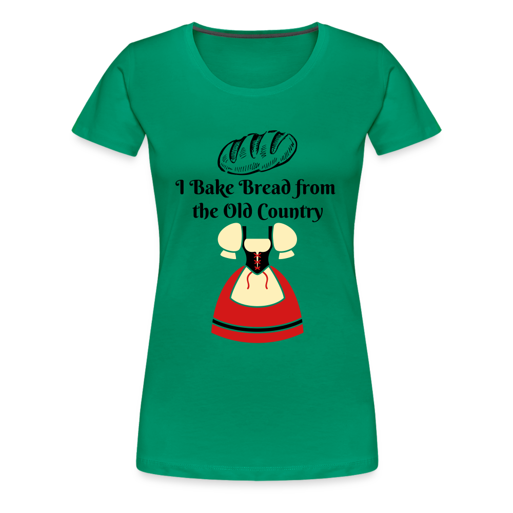 Women’s Bake Bread Old Country - kelly green