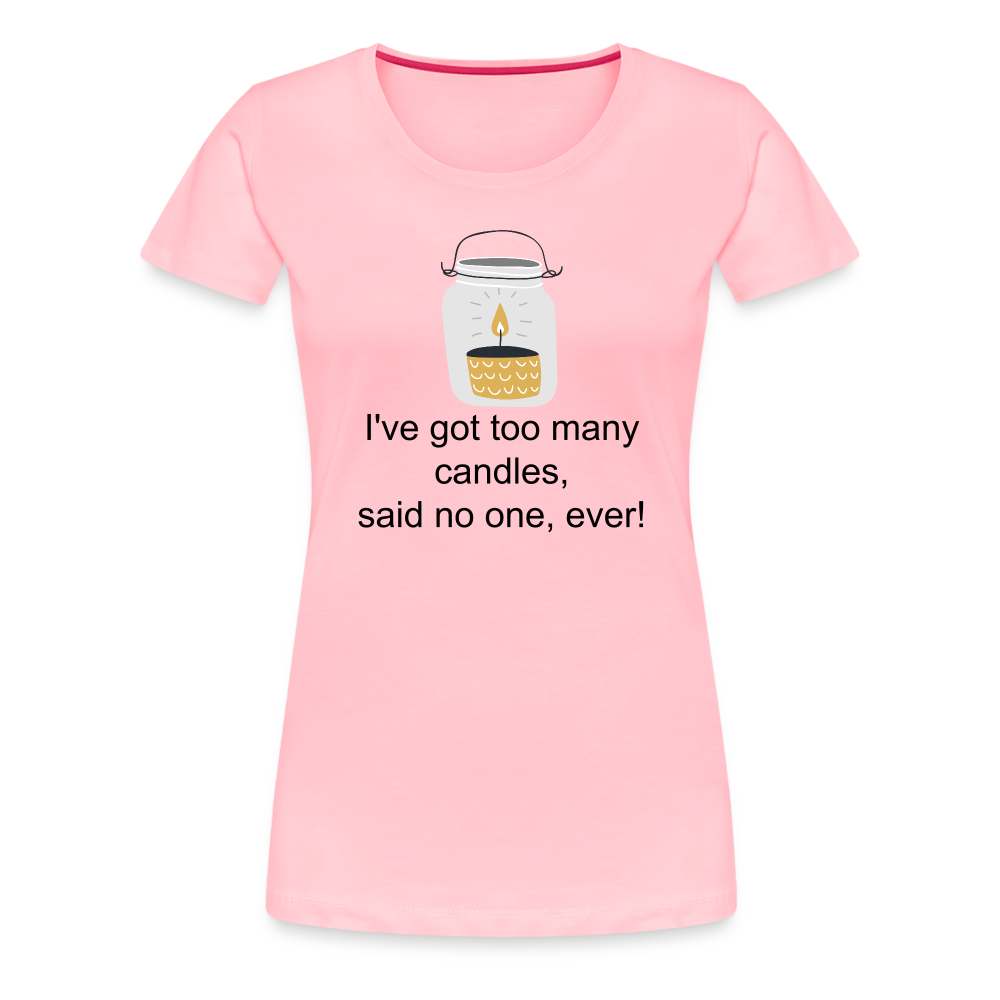 Woman's Too Many Candles - pink