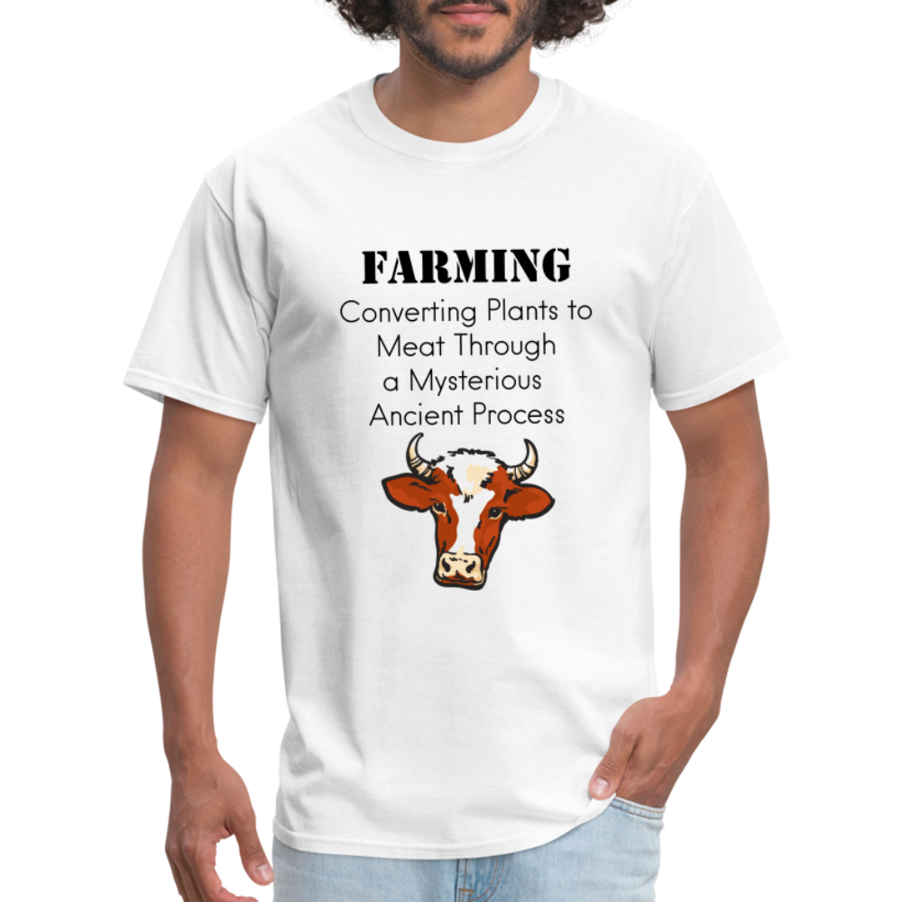 U- Farming Converting Meat Classic T-Shirt - white