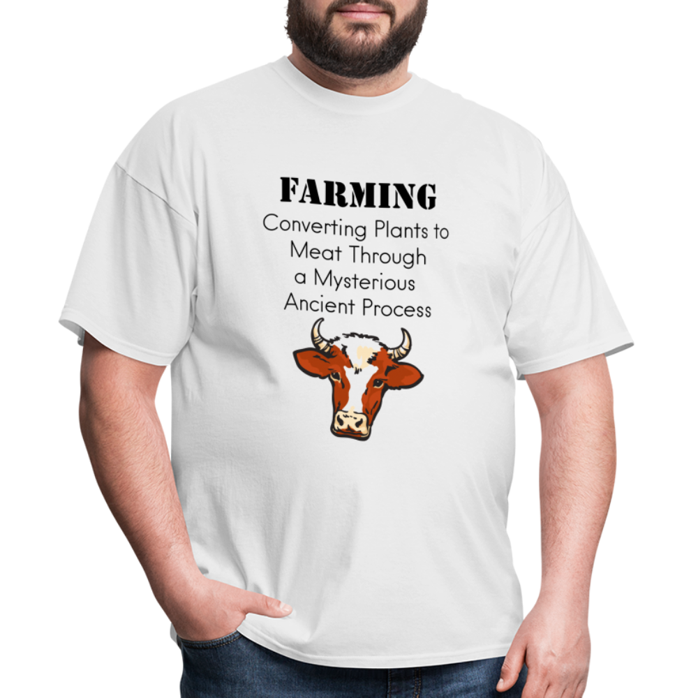 U- Farming Converting Meat Classic T-Shirt - white