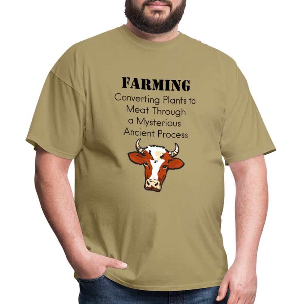 U- Farming Converting Meat Classic T-Shirt - khaki
