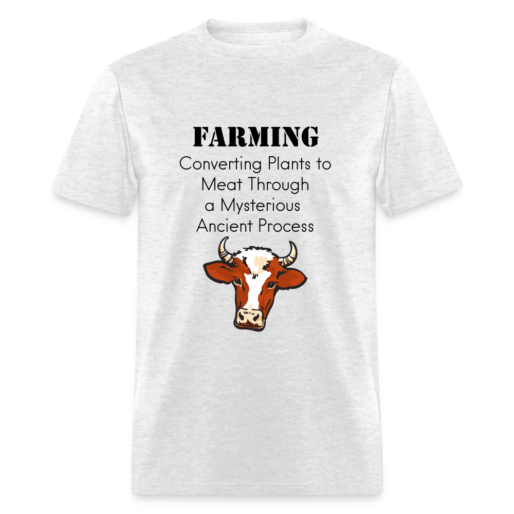 U- Farming Converting Meat Classic T-Shirt - light heather gray