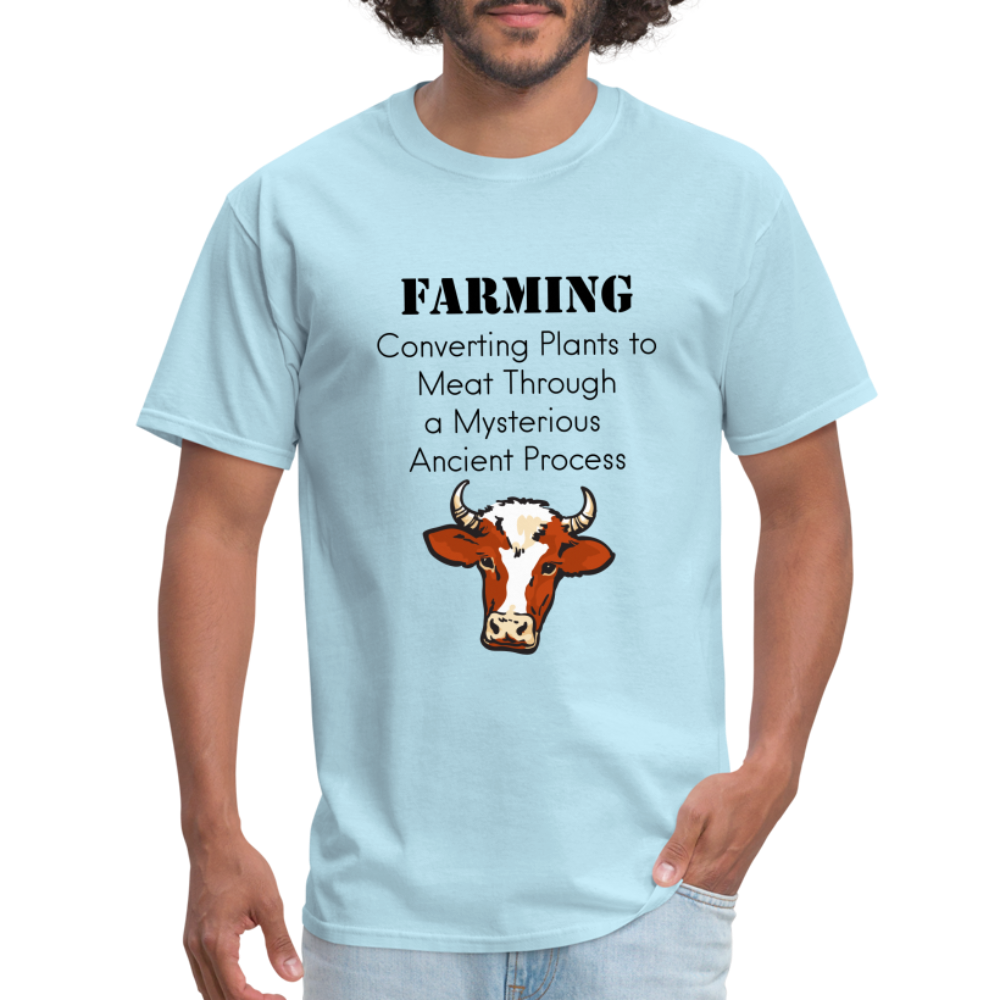 U- Farming Converting Meat Classic T-Shirt - powder blue
