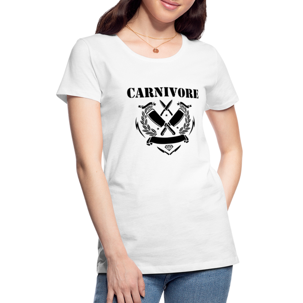 Women’s Carnivore Premium T-Shirt - white