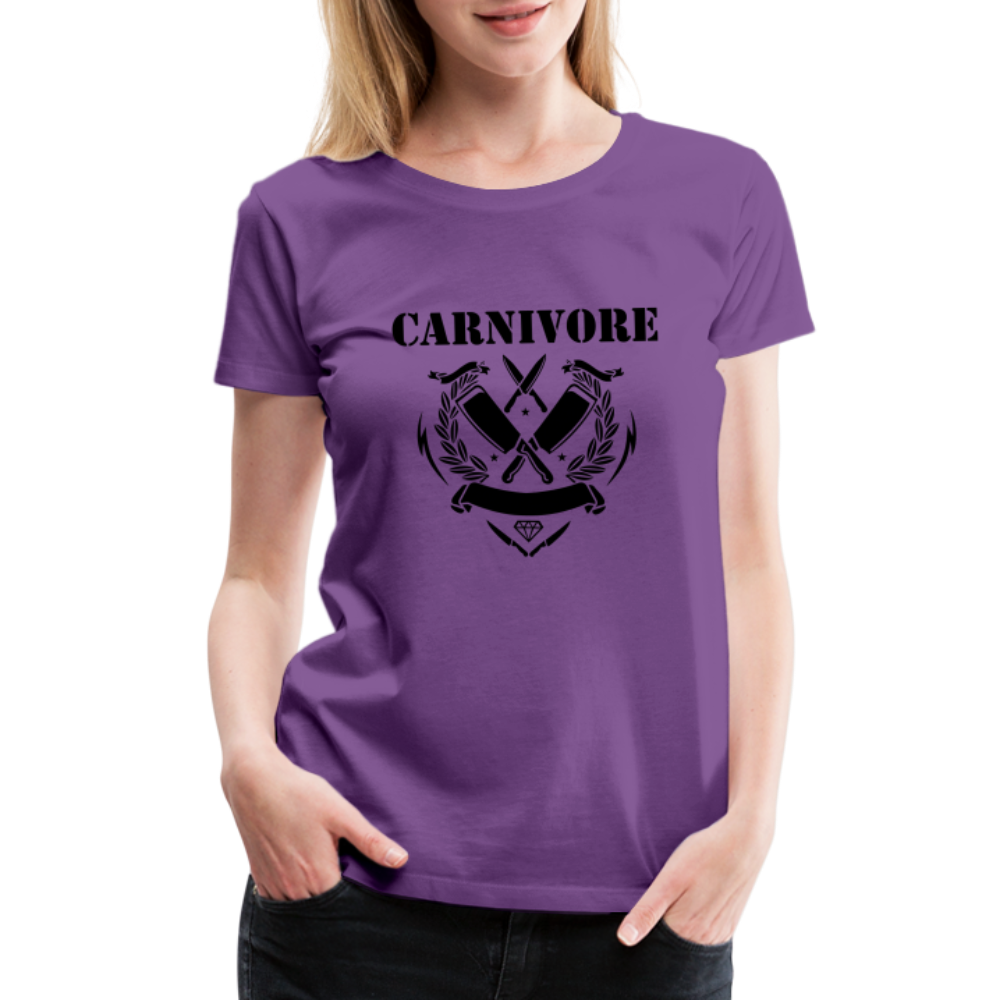 Women’s Carnivore Premium T-Shirt - purple