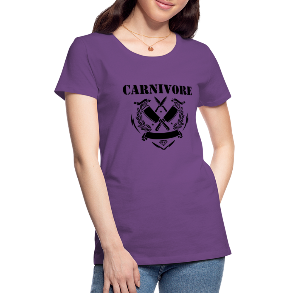 Women’s Carnivore Premium T-Shirt - purple