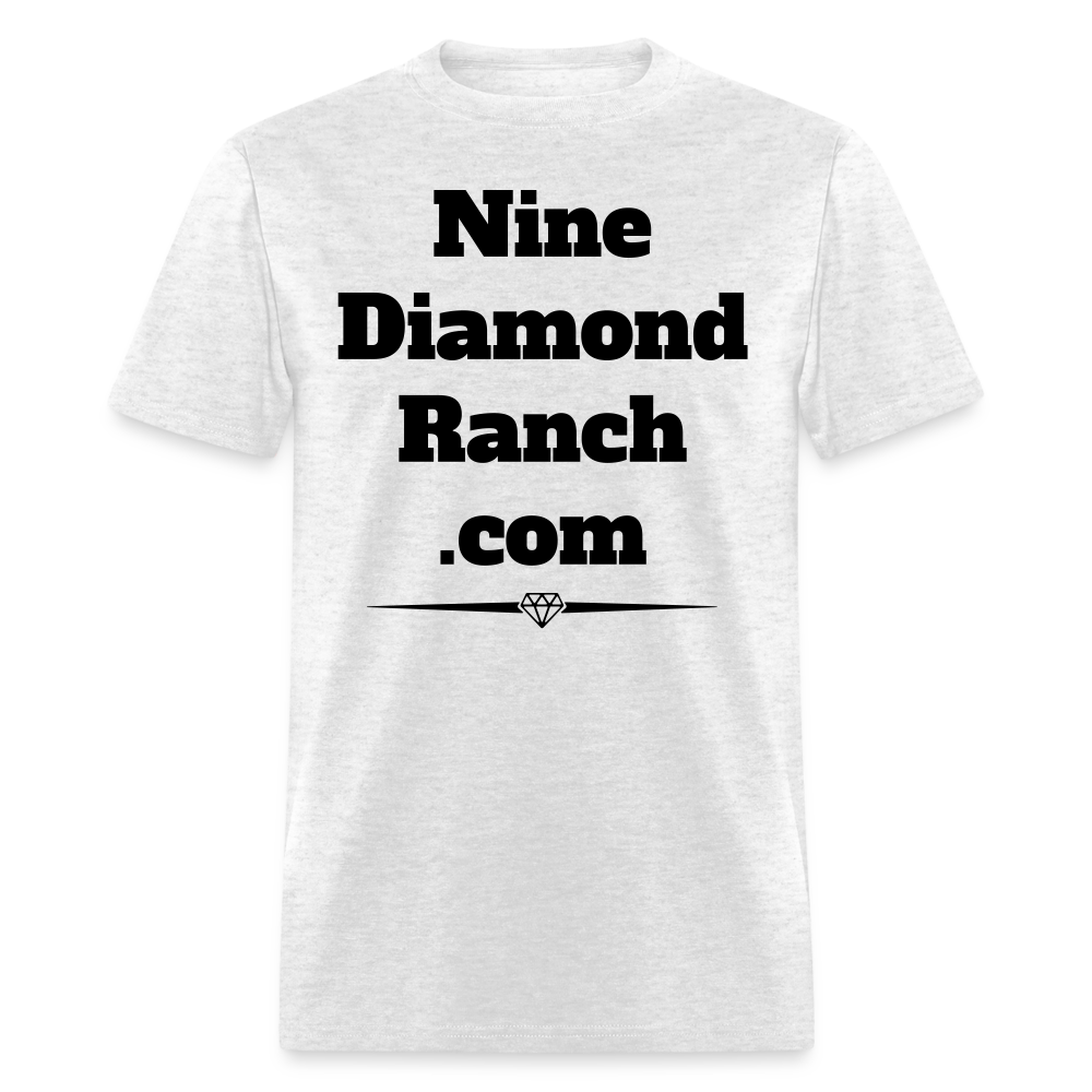 U- Nine Diamond Ranch com - light heather gray