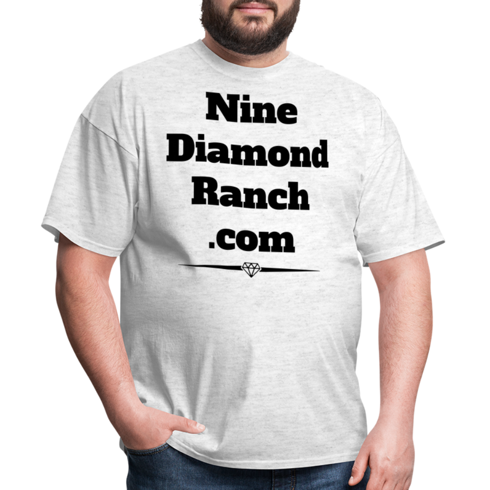 U- Nine Diamond Ranch com - light heather gray