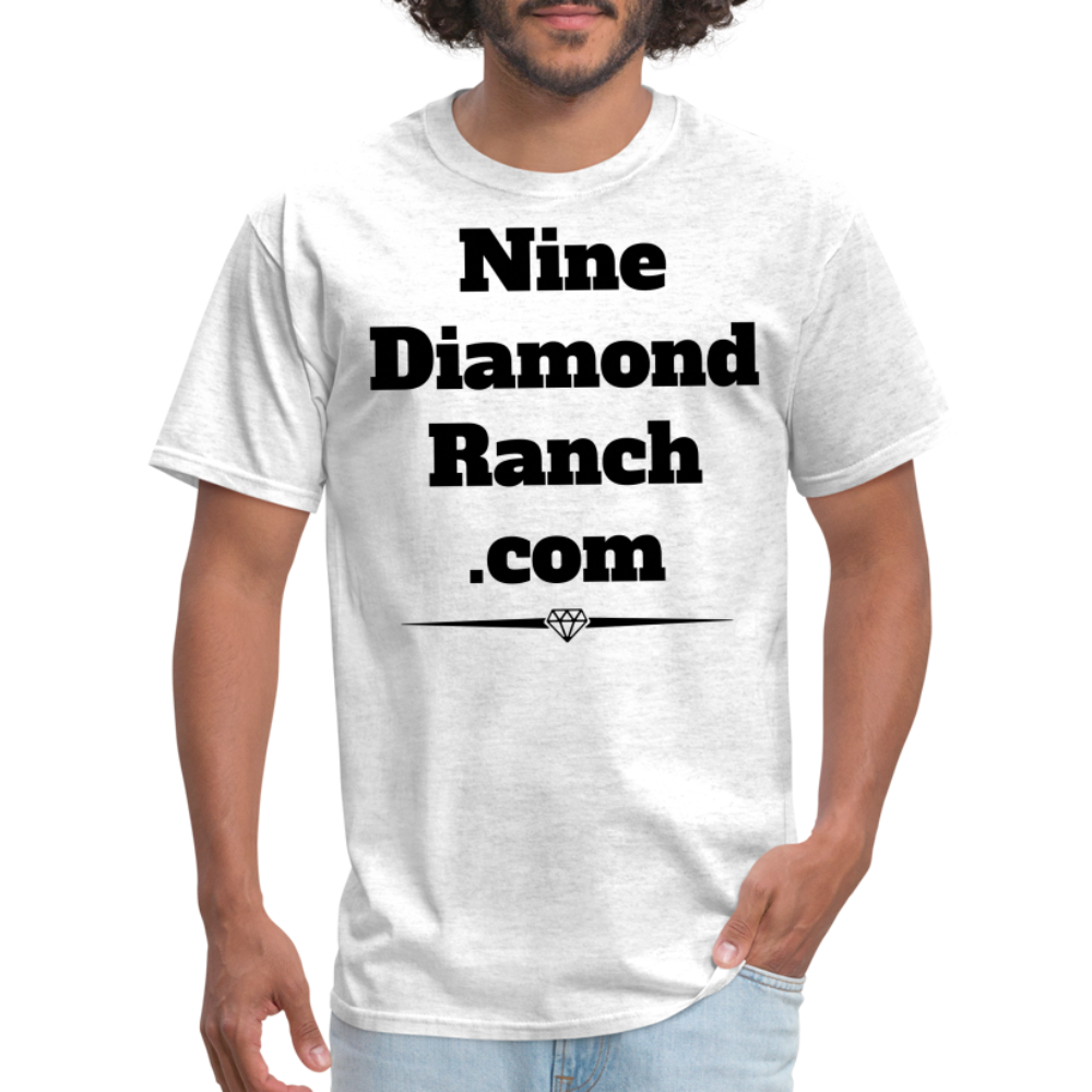 U- Nine Diamond Ranch com - light heather gray