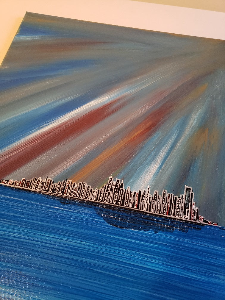 Painting, Acrylic, City by the Bay 20002