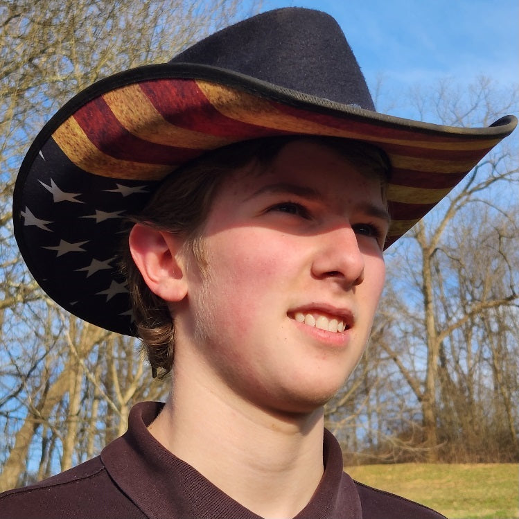 Western Hat Patriot - Black