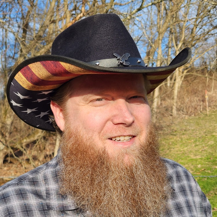 Western Hat Patriot - Black