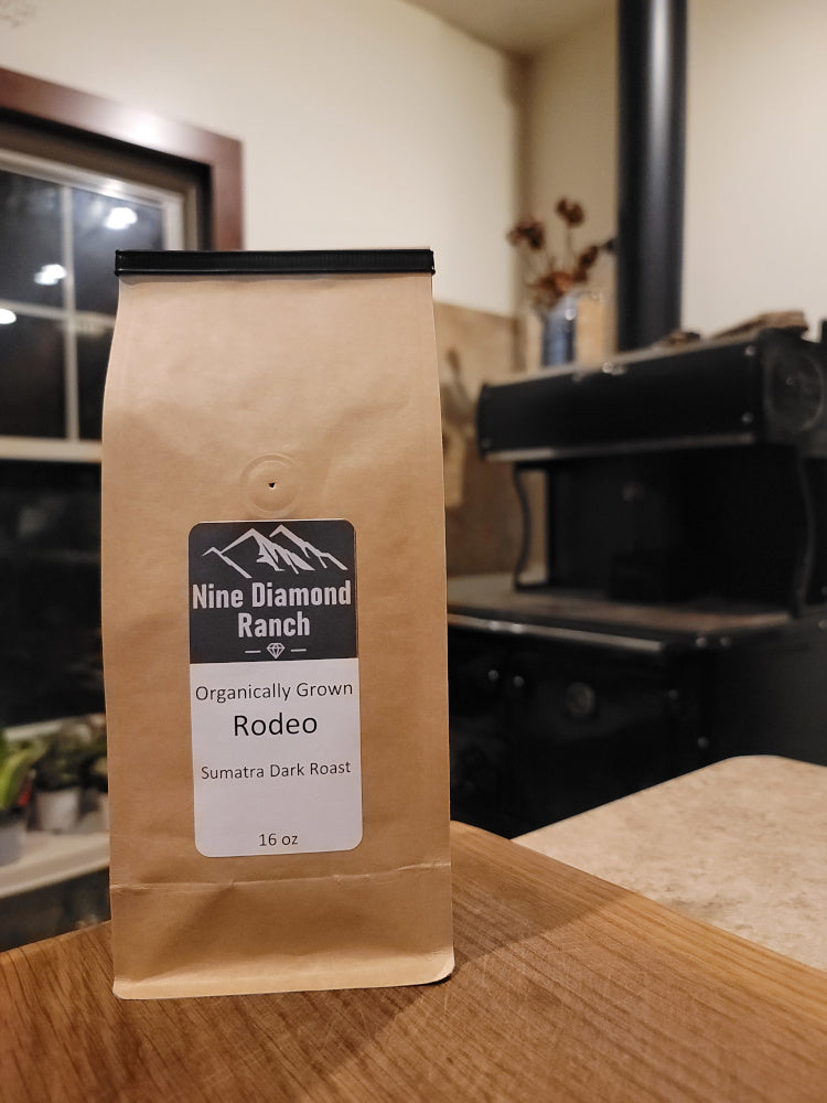Coffee 16oz, Rodeo, Dark Roast
