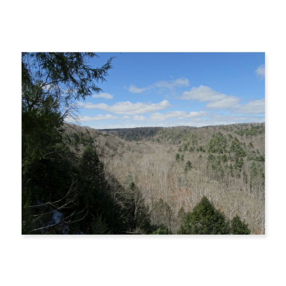 Across the Valley 24x18 Print - white