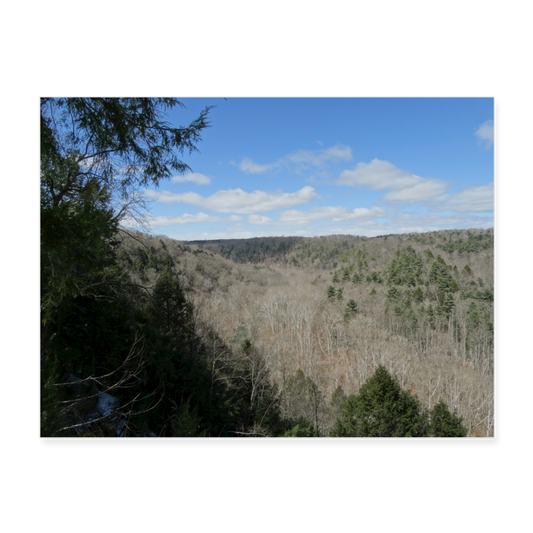 Across the Valley 24x18 Print - white