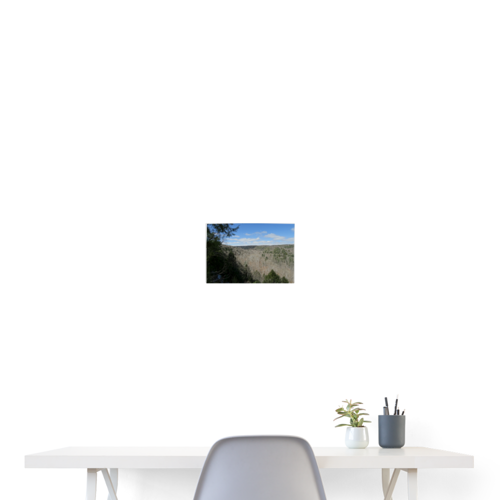 Across the Valley 24x18 Print - white