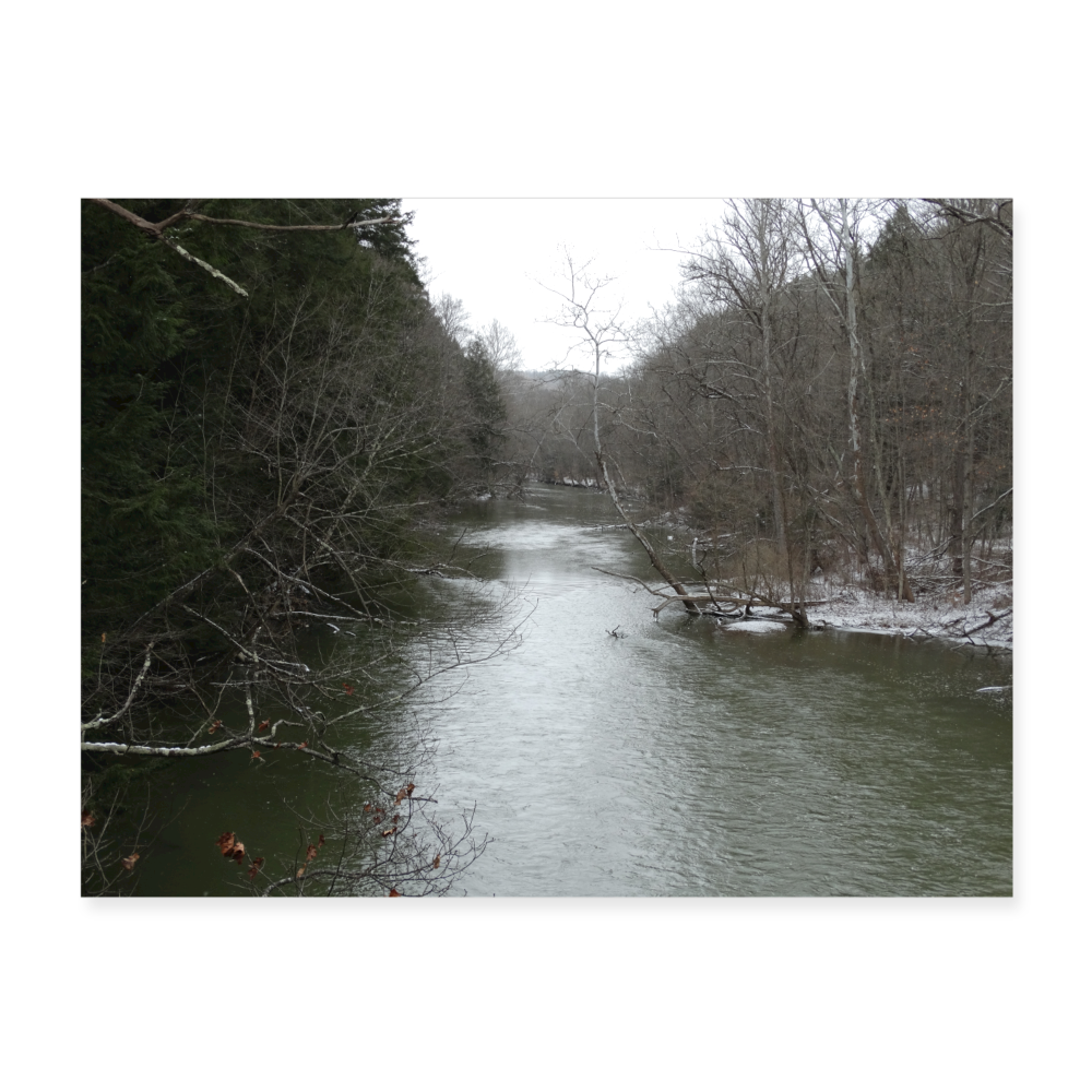 Down by the River 24x18 Print - white