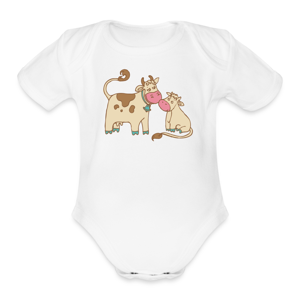 Organic Cows Baby - white