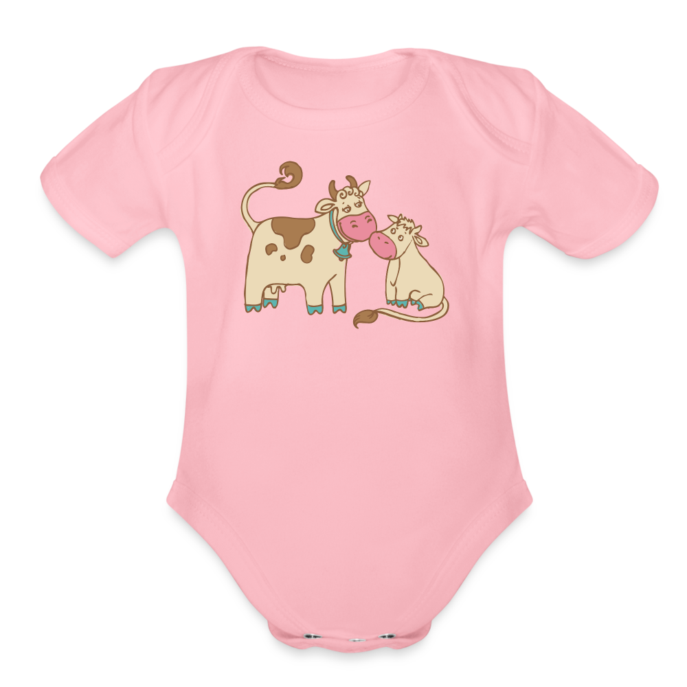 Organic Cows Baby - light pink