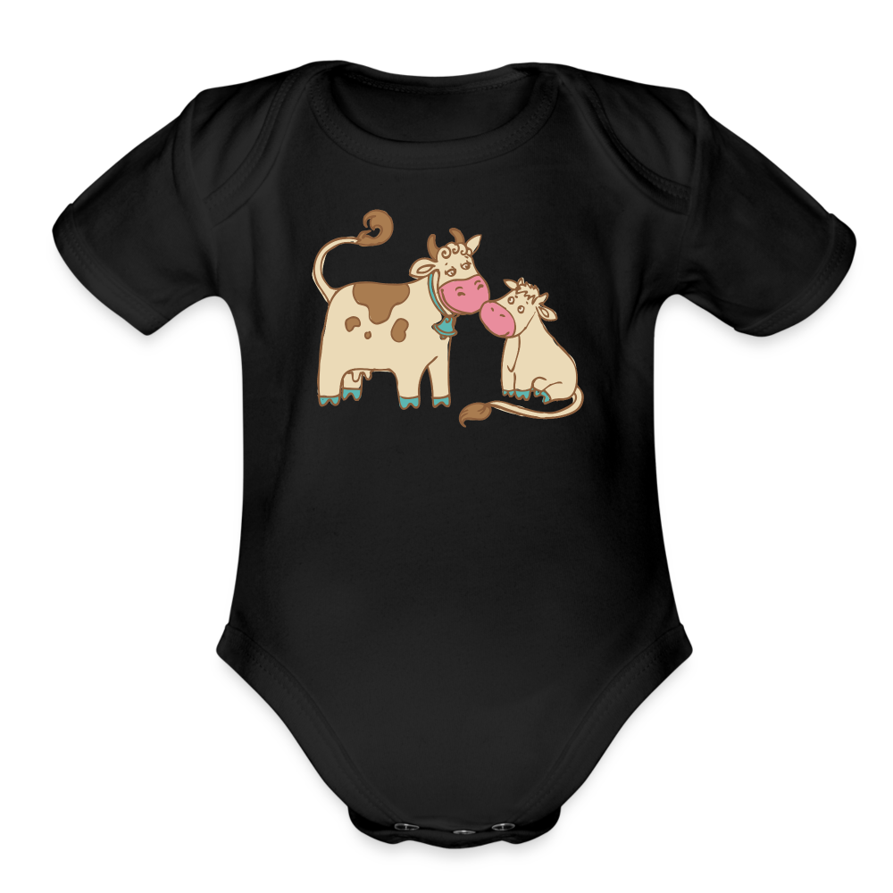 Organic Cows Baby - black