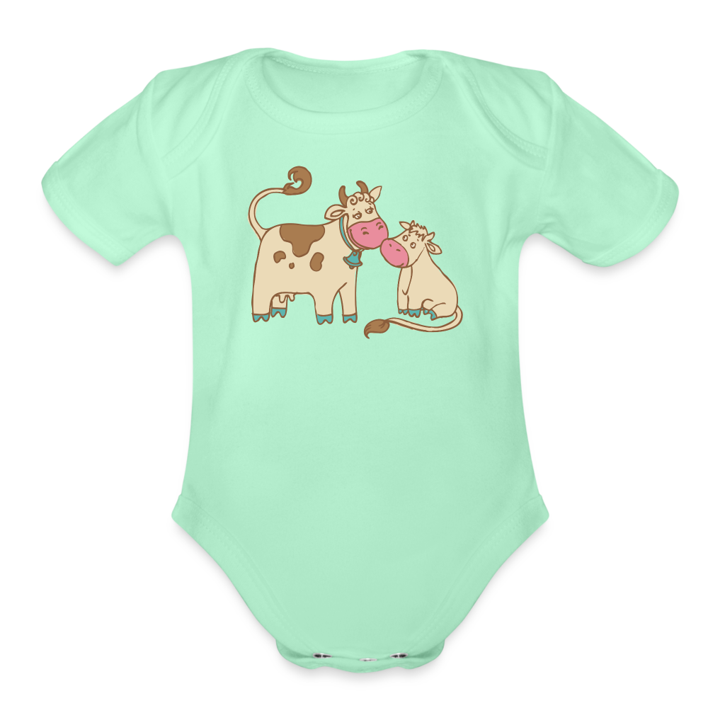 Organic Cows Baby - light mint